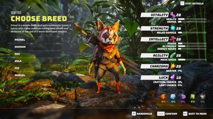 
Biomutant – Which Breed and Class to Choose