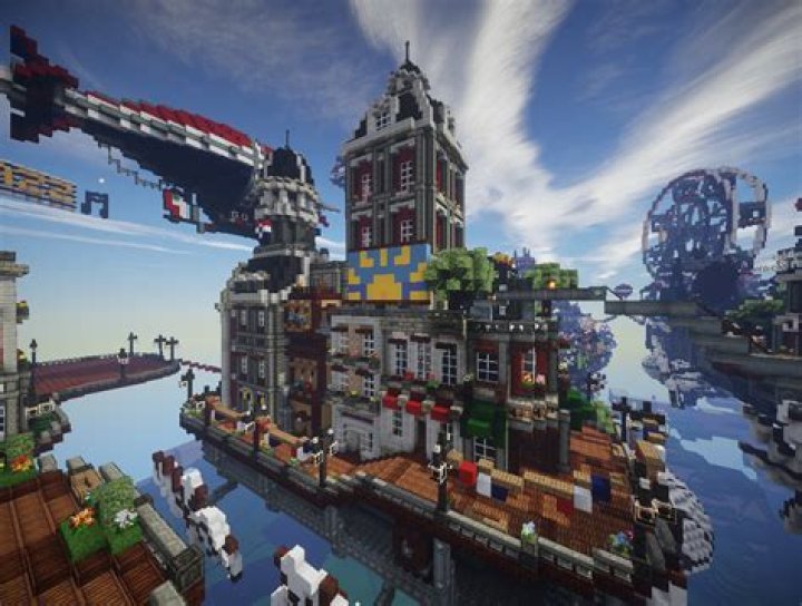 BioShock Infinite's Columbia Remade in Minecraft