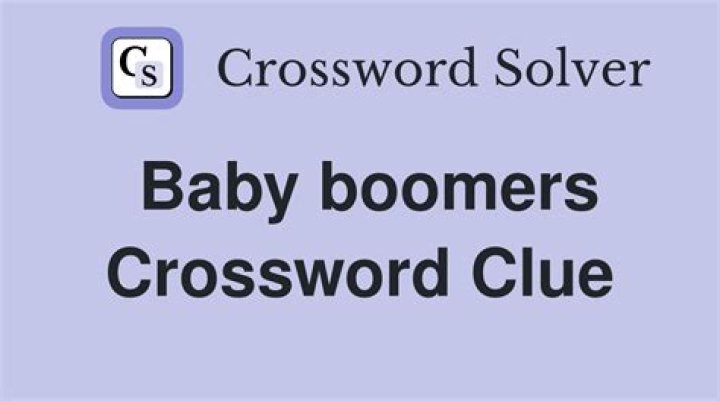 Boomers Crossword Clue and Answer