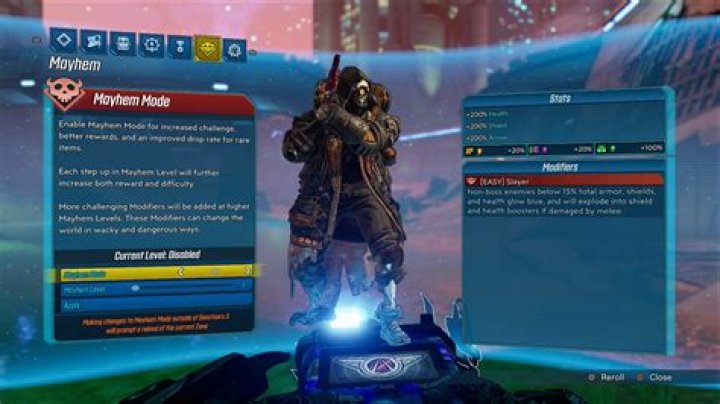 Borderlands 3 Mayhem Mode 2.0: Mayhem Mode difficulty and Modifiers list explained