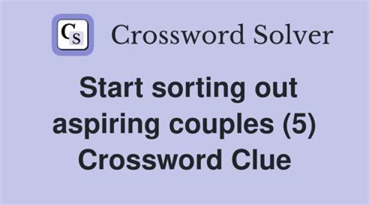 Boxes for aspiring brides crossword clue answer