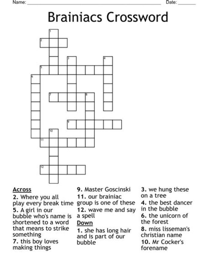 Brainiacs, typically Crossword Clue and Answer