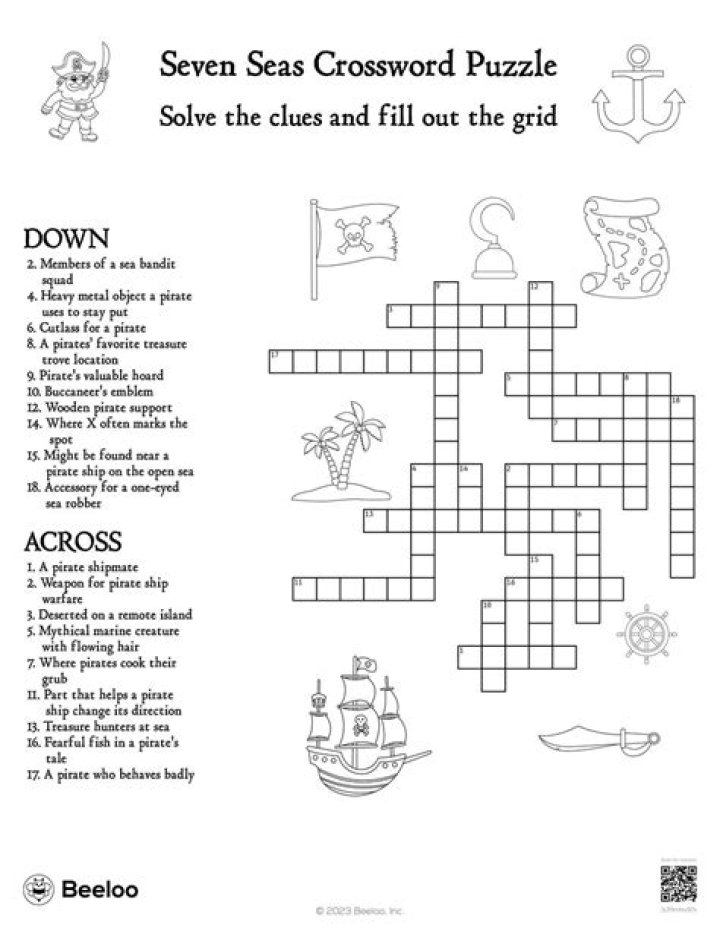 CCCCCCC for seven seas e.g. Crossword Clue and Answer