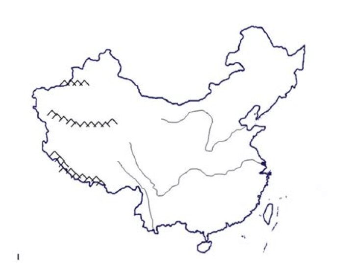 China Physical Features Map Game