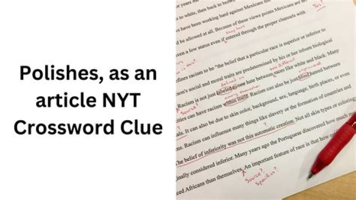 Citrusy ingredient in some wood polishes Crossword Clue