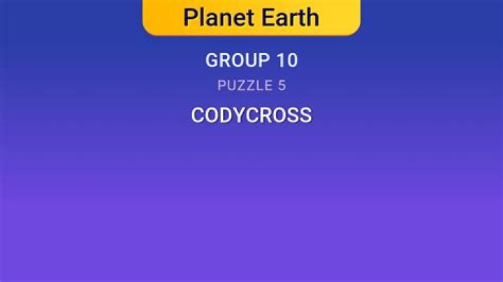 CodyCross Earth Group 10-Puzzle 1 Answers • Game Solver