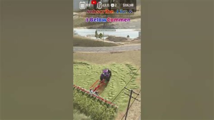 Converting Grass to Hay - Farming Simulator 16