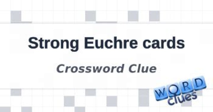 Cousin of euchre crossword clue answer