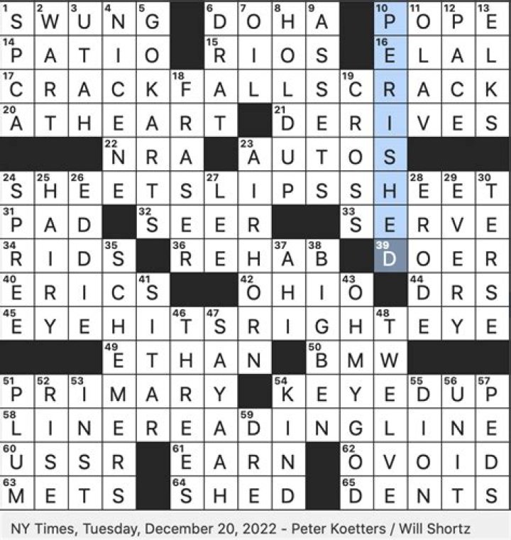 ___ Creed (Christian avowal) Crossword Clue