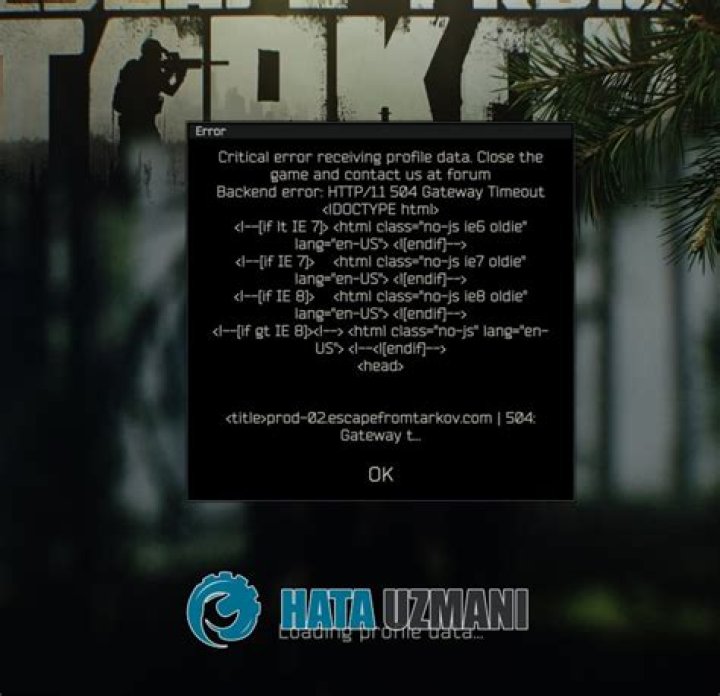How To Fix Escape From Tarkov Critical Error Receiving Profile Data