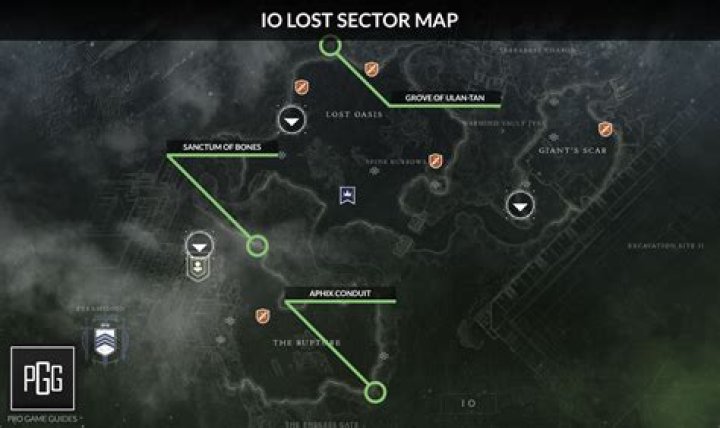 Destiny 2 - Excavation Site XII, The Pit, Pathfinder’s Crash locations in Firebase Hades