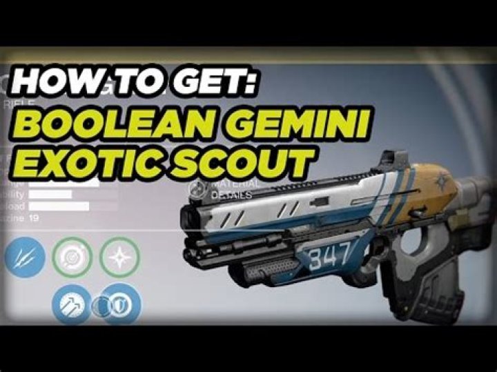 Destiny: The Taken King Guide - How to Get Boolean Gemini Exotic Scout Rifle