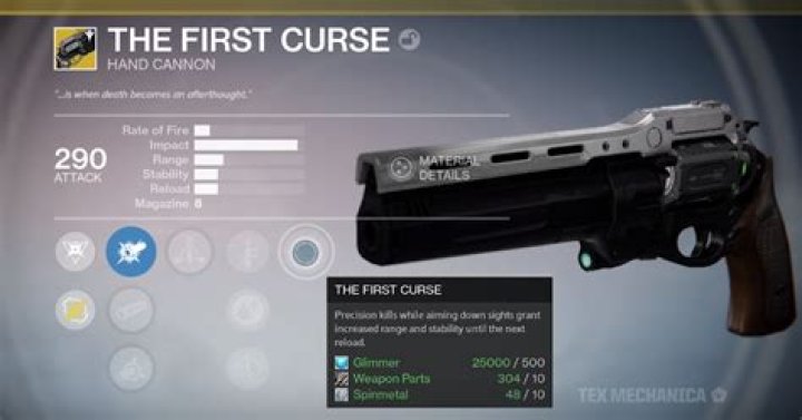 Destiny: The Taken King Guide - How to Get First Curse, Exotic Hand Cannon