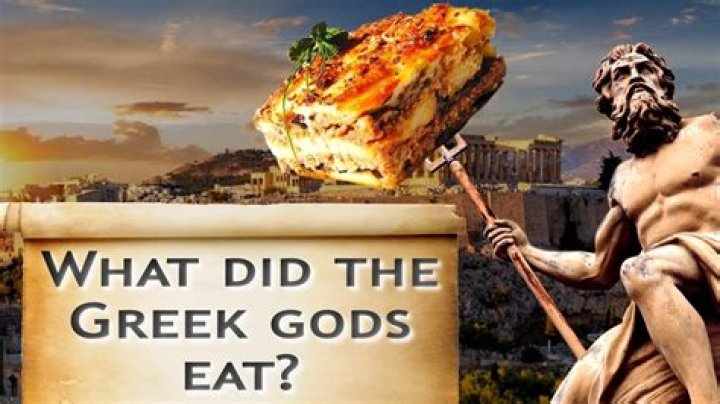 Do Greek gods need to eat?
