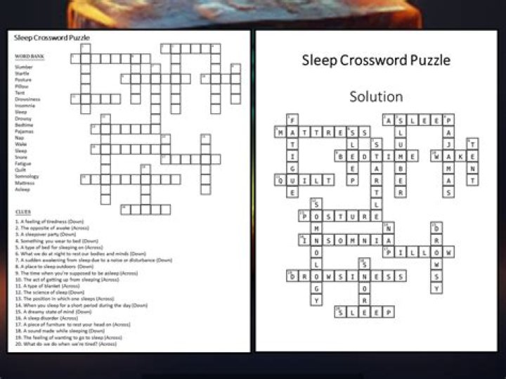 Dream sleep letters crossword clue answer