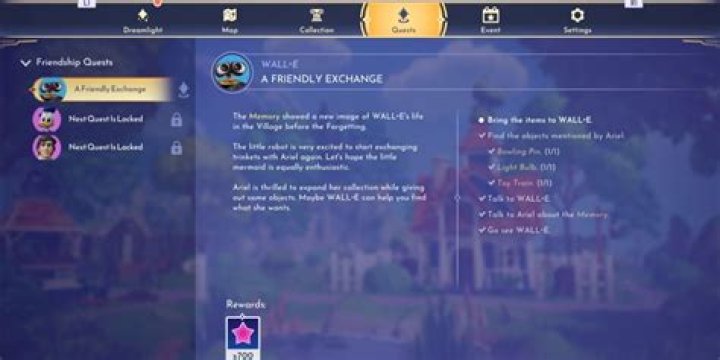 Dreamlight Valley ‘A Friendly Exchange’ not progressing? Bug workarounds