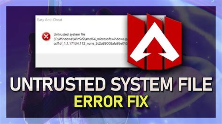 Apex Legends Easy Anti Cheat Error