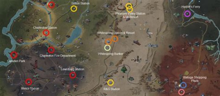 Fallout 76 Vendor Locations Guide | All Vendor Map Locations