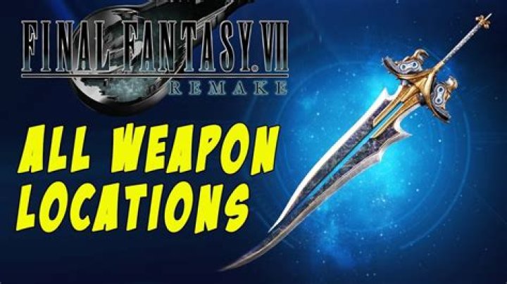 Final Fantasy 7 Remake: All 24 Weapon Locations | Weapons Expert Guide