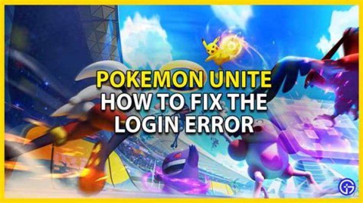 How To Solve And Fix The Login Error Issue In Pokemon Unite (2021)