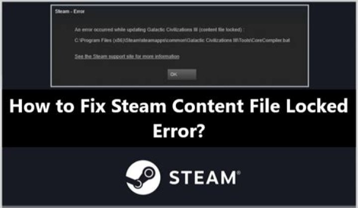 How To Fix Steam Content File Is Locked Error