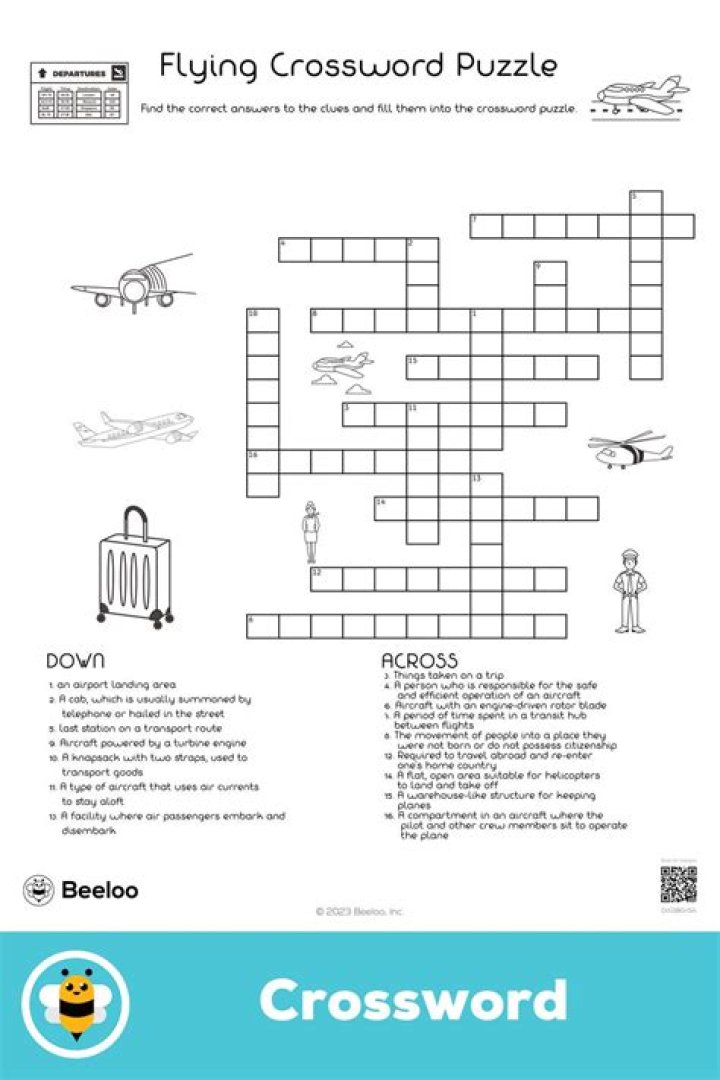 Flight segment Crossword Clue and Answer