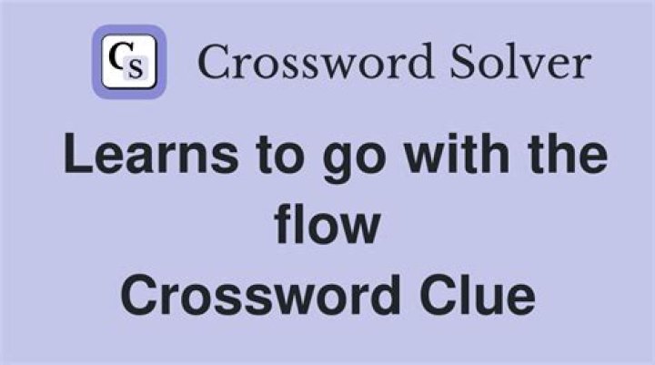 Flow Crossword Clue and Answer