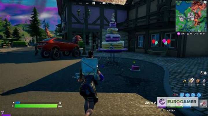 Fortnite - Birthday Cake locations: Where to dance in front of cakes and consume Birthday Cakes explained