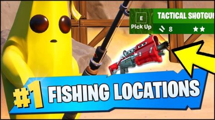 
Fortnite – How to Catch a Weapon Using Fishing Rod