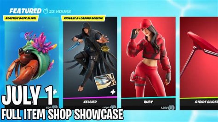Fortnite July 1, 2021 Item Shop