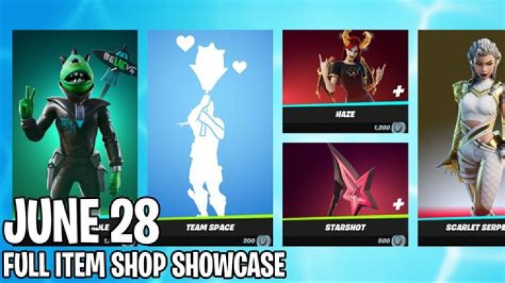 Fortnite June 28, 2021 Item Shop