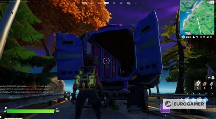 Fortnite - Locate a Trask Transport Truck explained