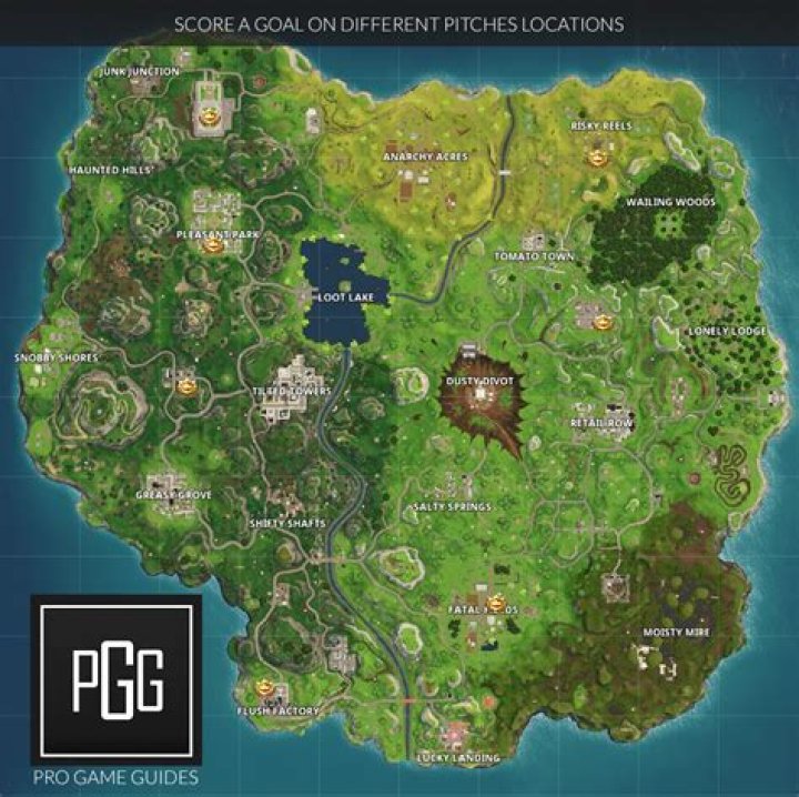 Fortnite Pitch Locations – Soccer/Football Field Locations
