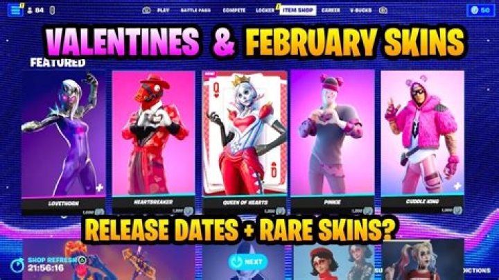 Fortnite Valentine’s Day Skins (2021) – All Years & Full List!