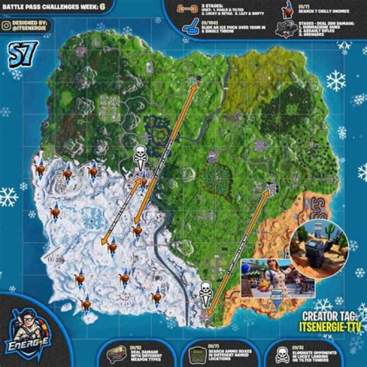 Fortnite Banner for Week 6, Season 7 Location Revealed + Cheat Sheet