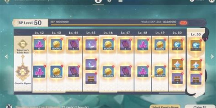 Fragile Resin is being added to the Battle Pass | Genshin Impact