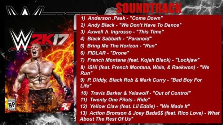 
Full WWE 2K17 Soundtrack Has Been Unleashed