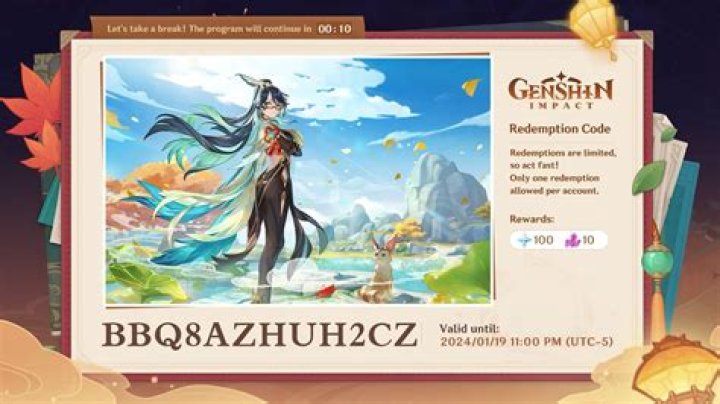 Genshin Impact Codes from 2.6 livestream – March 18, 2022