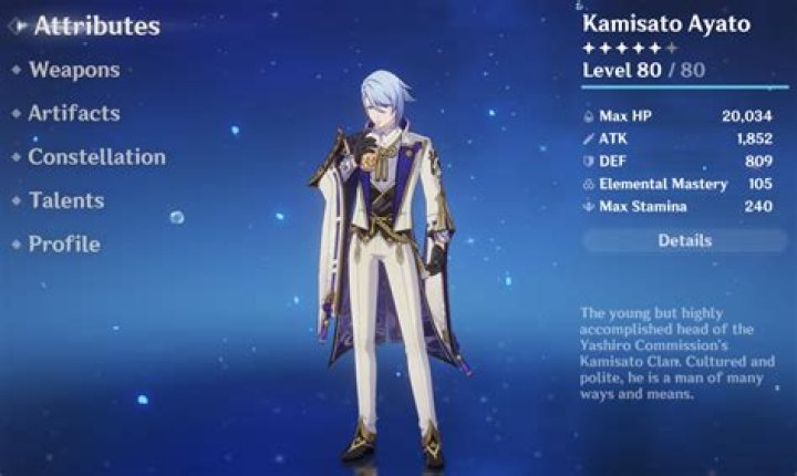 Genshin Impact: How to Ascend Kamisato Ayato