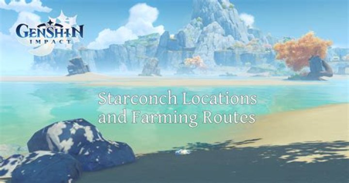 Genshin Impact Starconch locations, respawn time and where to farm Starconch