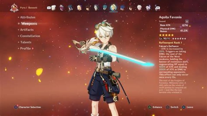 Genshin Impact: The Best Bennett Support Build, Artifacts, Weapons, and More