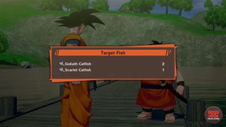 Where to Find Scarlet & Goliath Catfish for Yajoribe & Korin Quest in Dragon Ball Z Kakarot