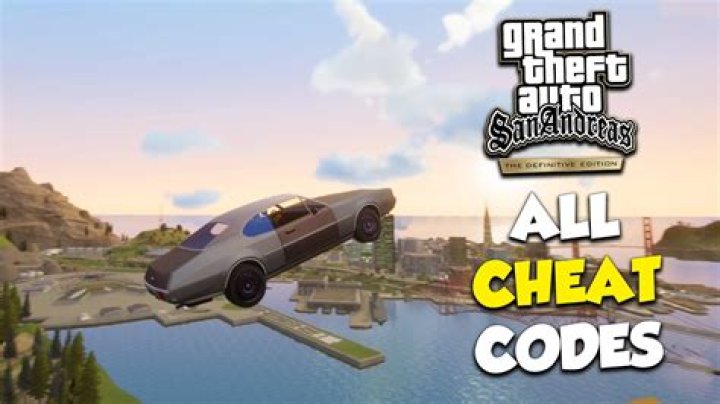 GTA San Andreas Cheats - Unlimited Health, Money, Weapon Codes