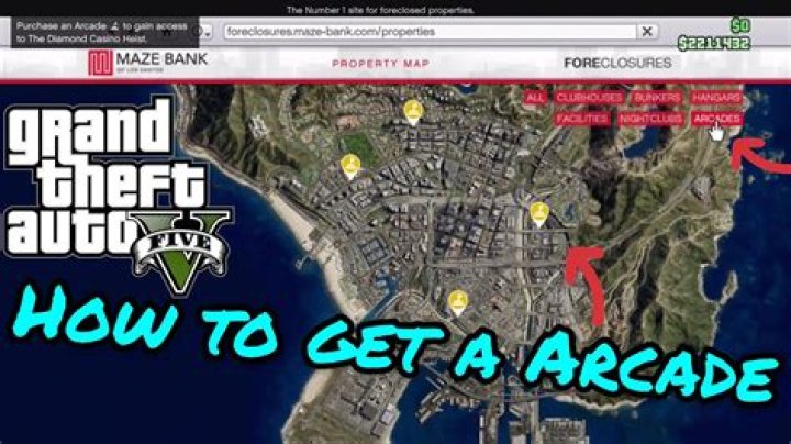 
GTA V How to Get Arcade in GTA Online