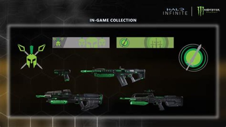 Halo Infinite might be delayed, but you can now collect double XP, cosmetics from Monster Energy