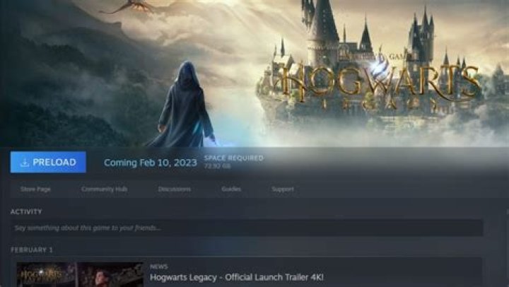 Hogwarts Legacy Now Has Preload For Steam In Surprise About Face