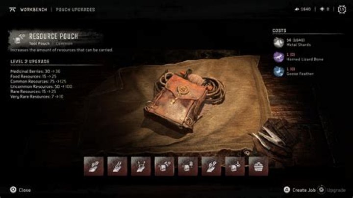 Horizon Forbidden West: How to Upgrade the Resource Pouch