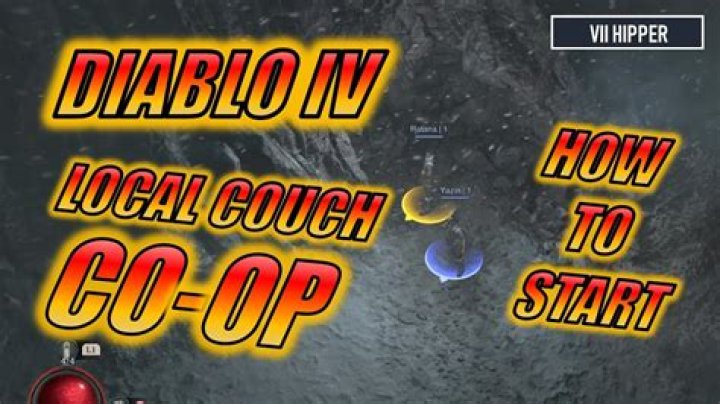 How do you set up couch co-op in Diablo 3?