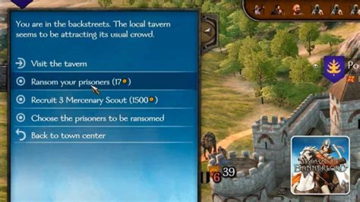 How to sell prisoners in Mount and Blade 2: Bannerlord