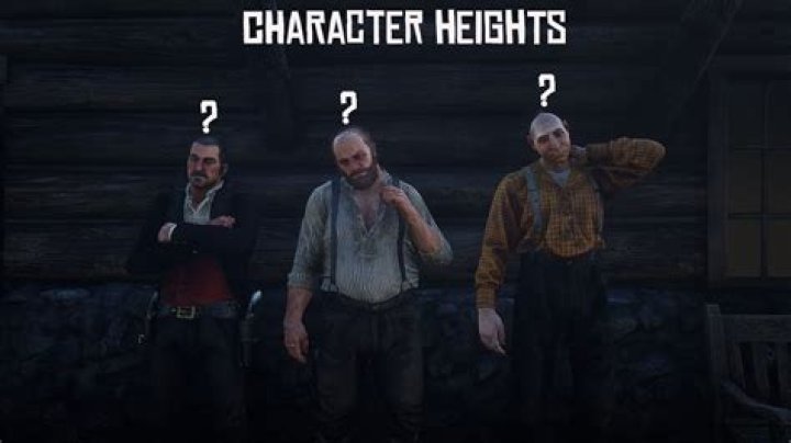 How tall is tommy RDR2?